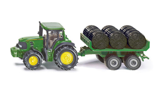 Siku John Deere with Trailer & Bales
