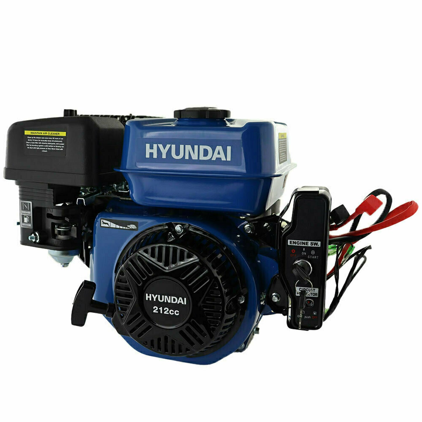 Hyundai IC210XE-20 212cc 7hp 20mm ES Horizontal Straight Shaft Petrol Engine 4-Stroke OHV