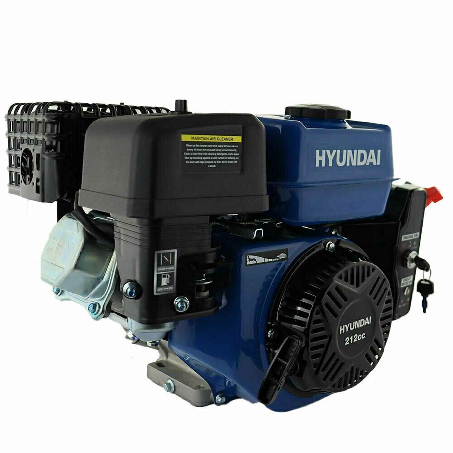 Hyundai IC210XE-20 212cc 7hp 20mm ES Horizontal Straight Shaft Petrol Engine 4-Stroke OHV