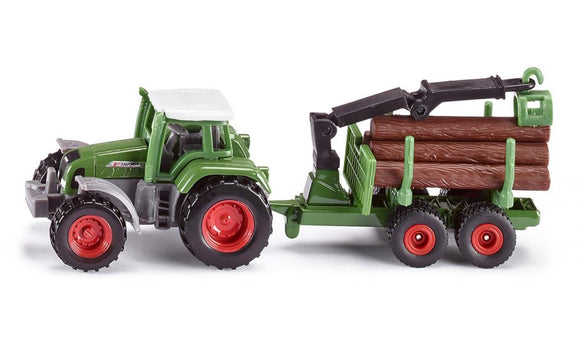 Siku Fendt Tractor with Forestry Trailer 1645