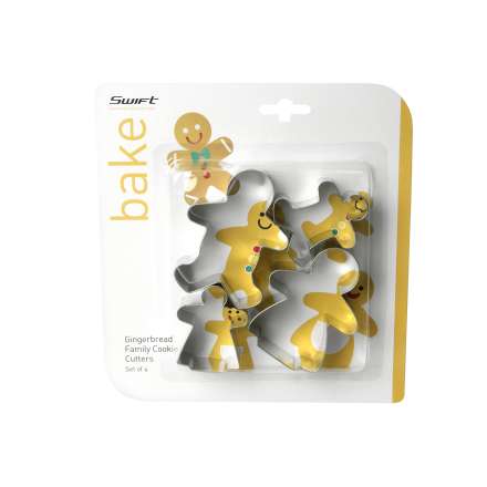 Dexam Gingerbread Family Cookie Cutters Set of 4