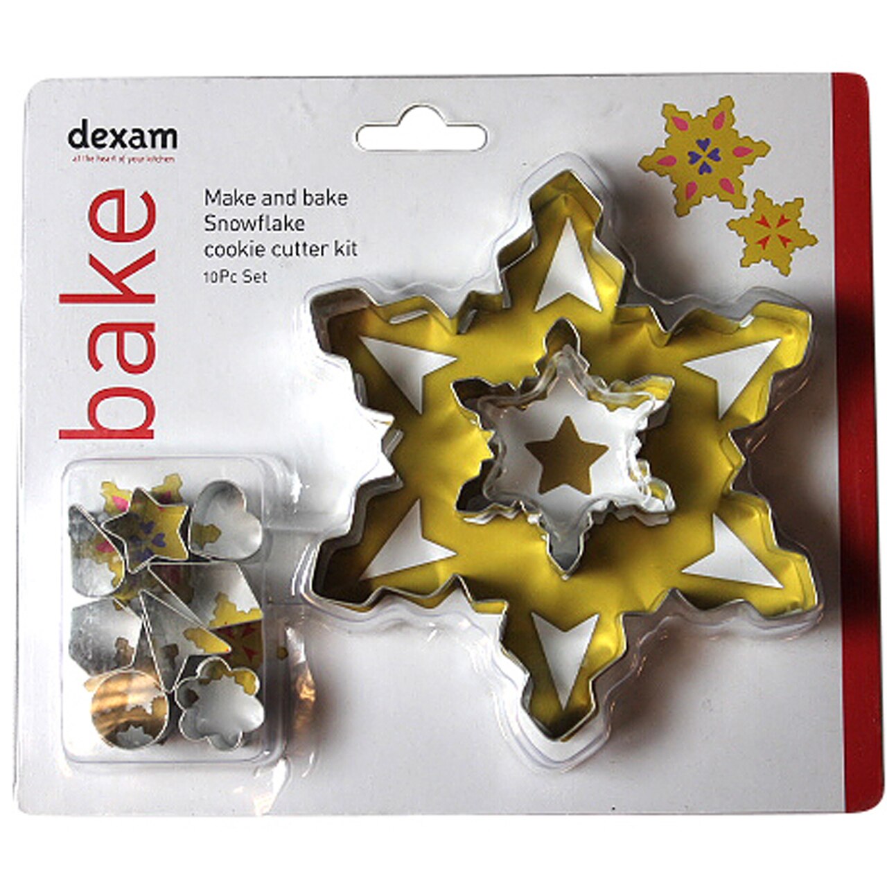 Dexam Make & Bake Snowflake Cookie Cutter Kit