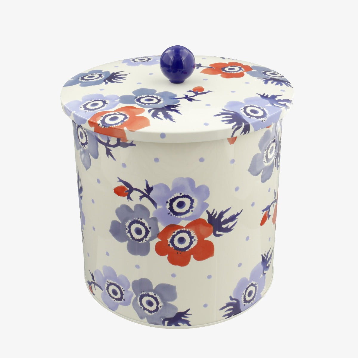 Emma Bridgewater Anemone Tin Biscuit Barrel