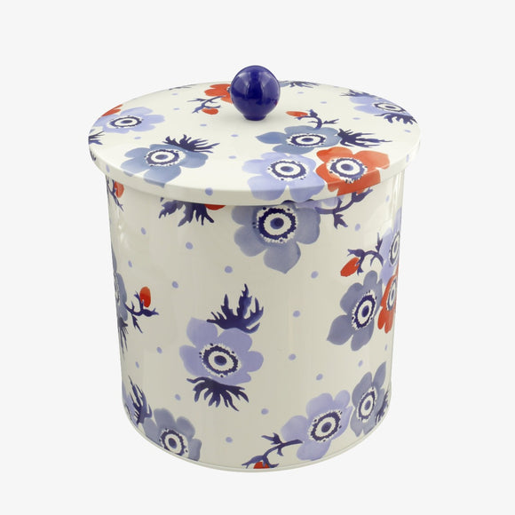 Emma Bridgewater Anemone Tin Biscuit Barrel Emma Bridgewater Biscuit