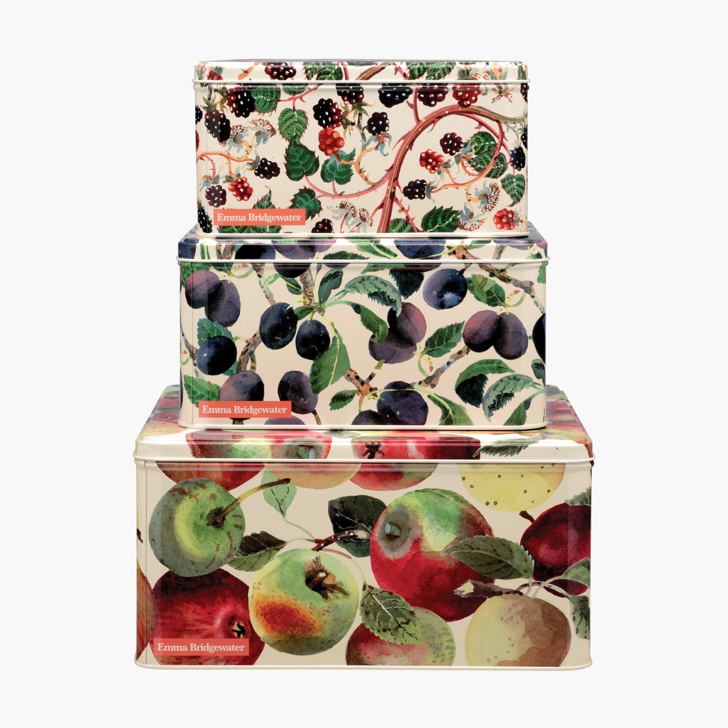 Emma Bridgewater Fruits Set of 3 Square Cake Tins