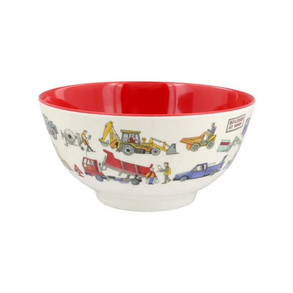 Emma Bridgewater Builders At Work Melamine Bowl Sam Turner & Sons
