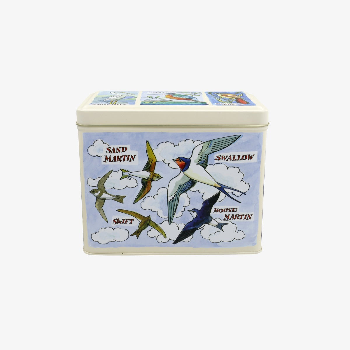 Emma Bridgewater Bird Families Large Rectangular Tin Caddy