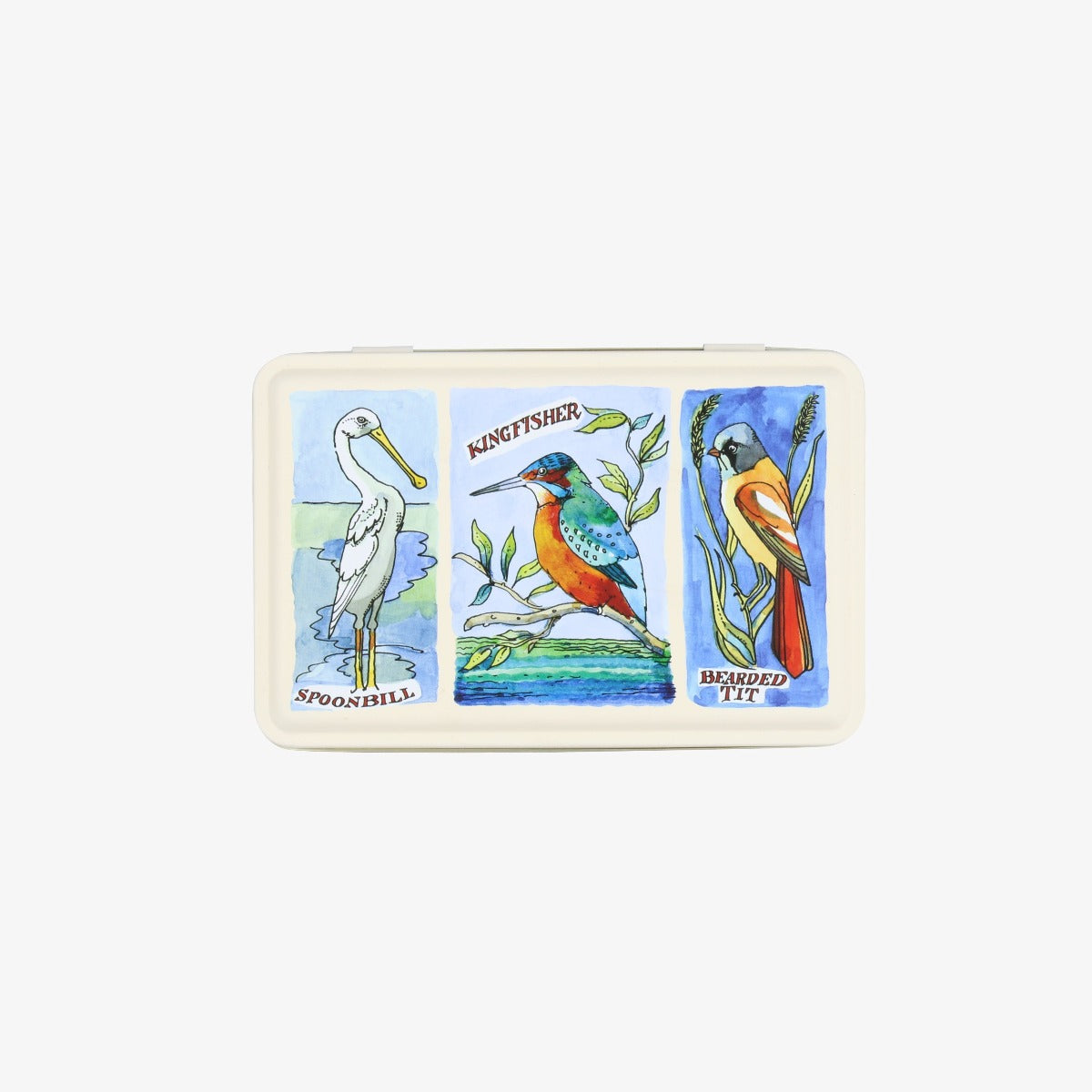 Emma Bridgewater Bird Families Large Rectangular Tin Caddy