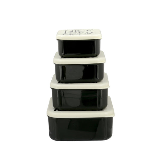 Emma Bridgewater Black Toast Melamine Snack Boxes Set
