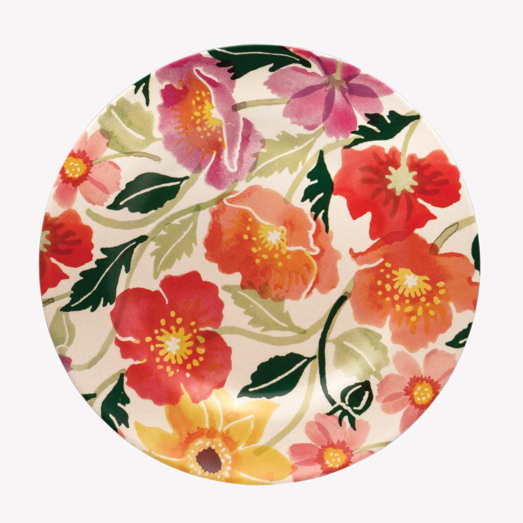 Emma Bridgewater Poppies & Cosmos Bamboo Melamine Plate