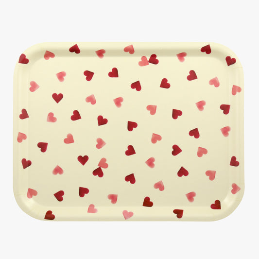 Emma Bridgewater Pink Hearts Birch Rectangular Tray