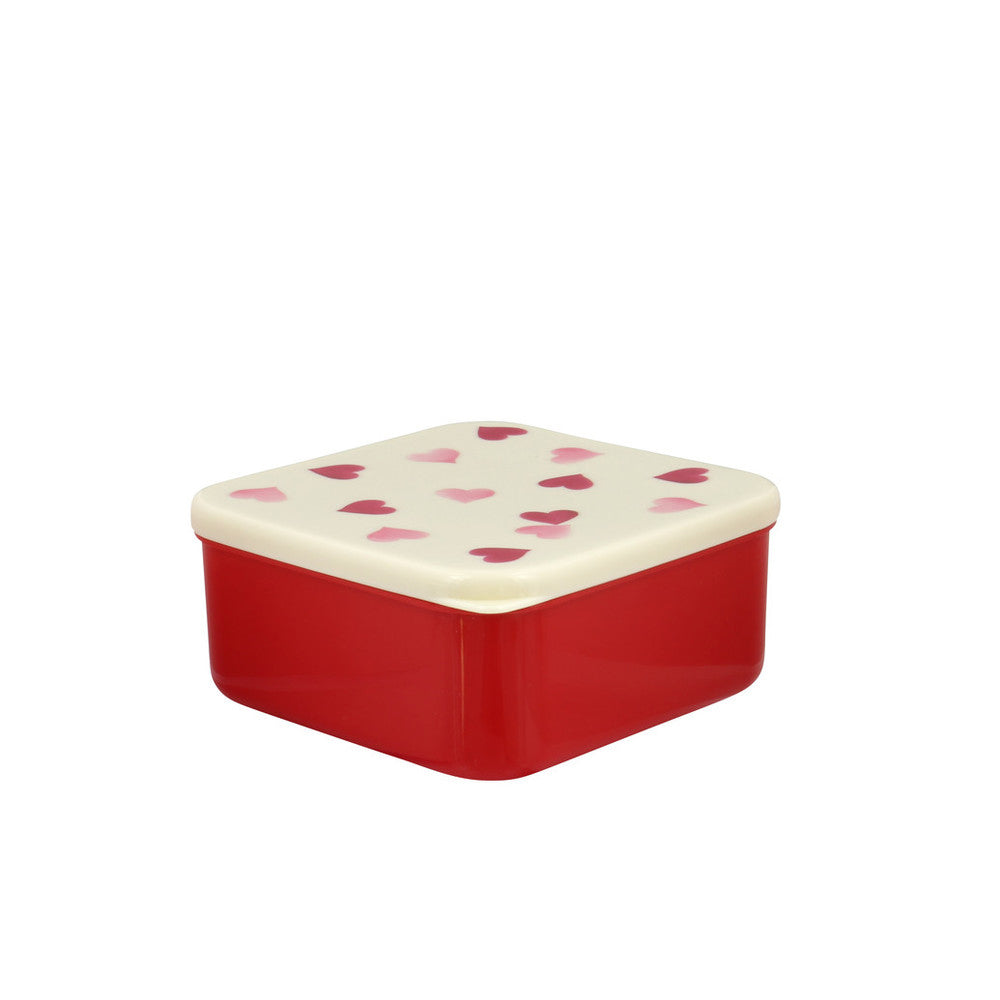 Emma Bridgewater Pink Hearts Set of 4 Melamine Snack Boxes Sam