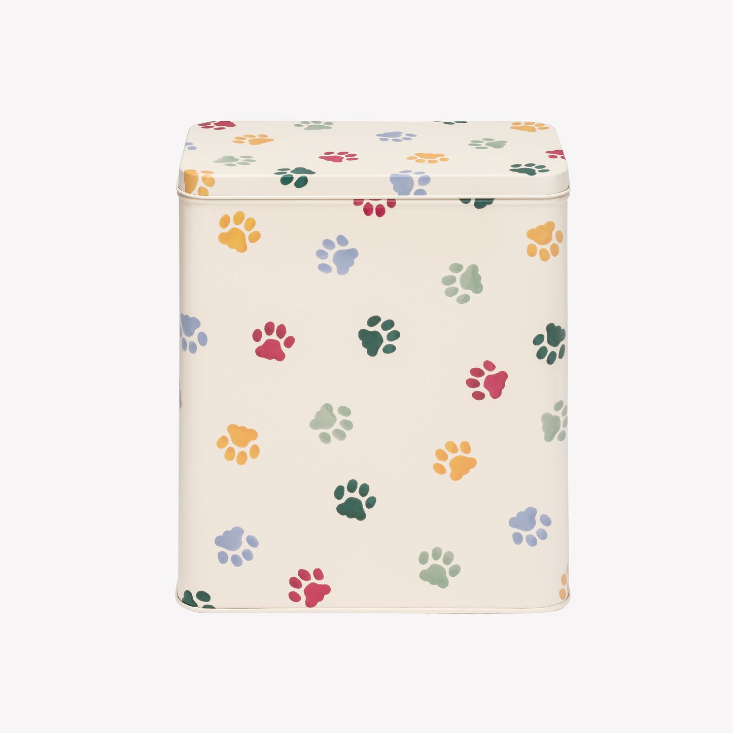 Emma Bridgewater Polka Paws Tall Wide Rectangular Storage Tin