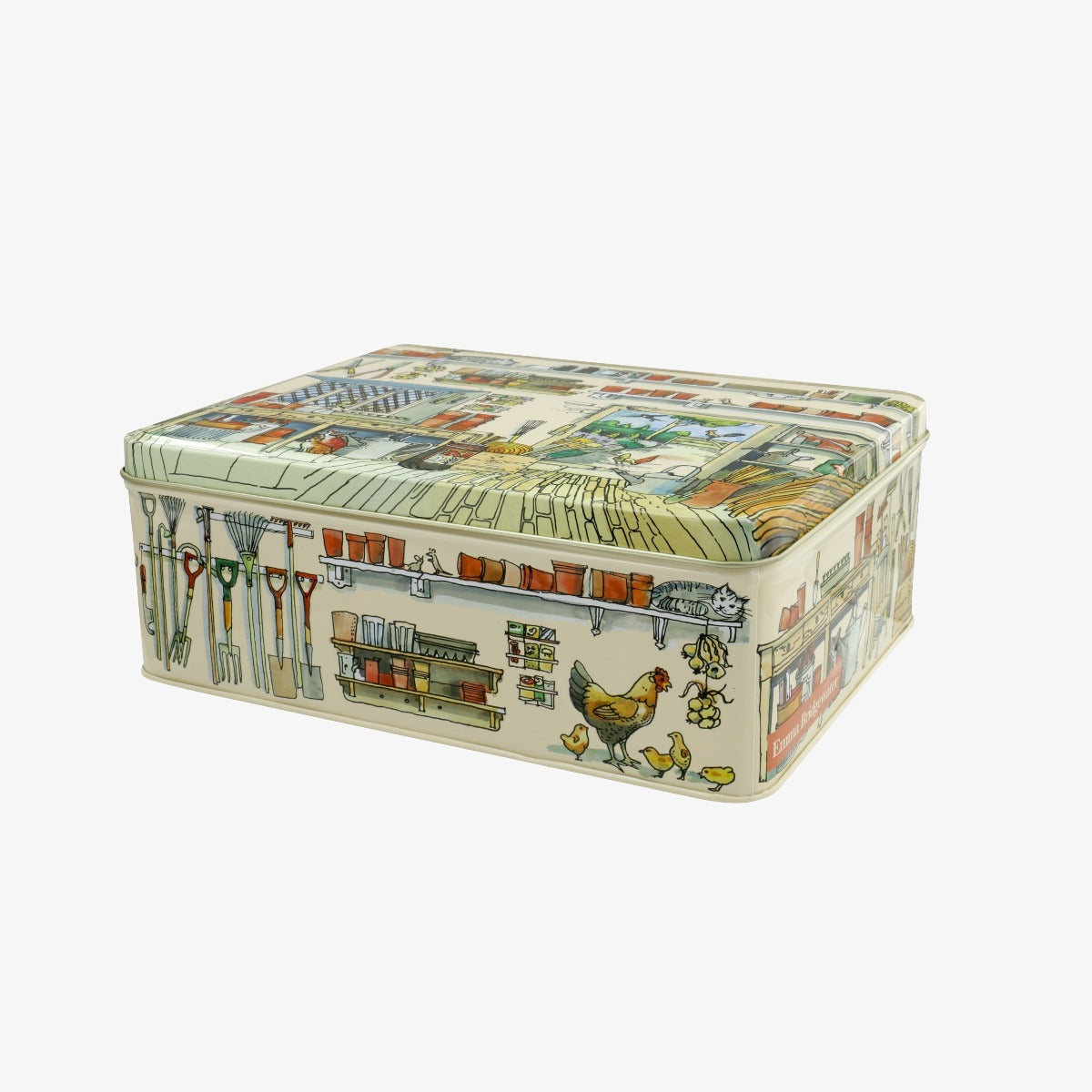 Emma Bridgewater Potting Shed Deep Rectangular Tin