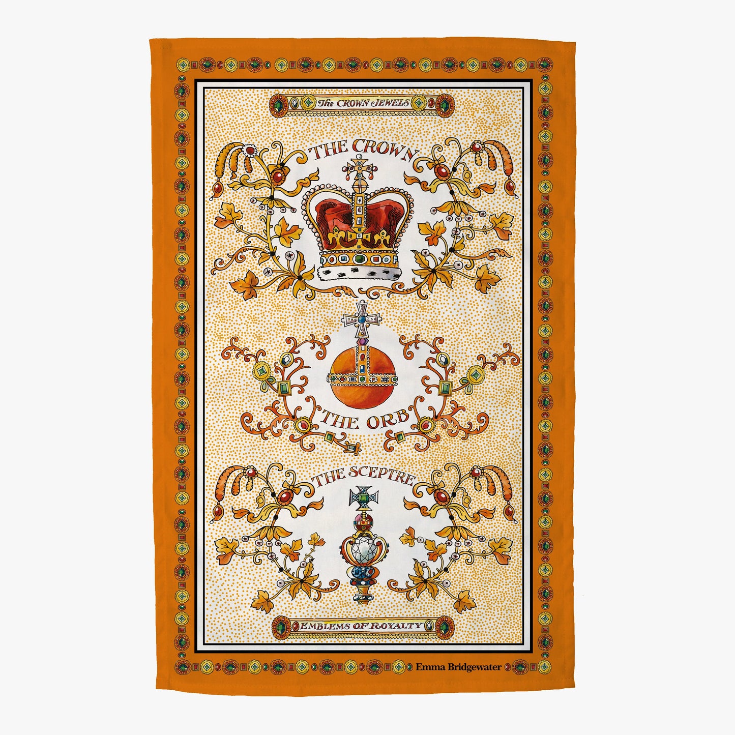 Emma Bridgewater The Crown Jewels Tea Towel