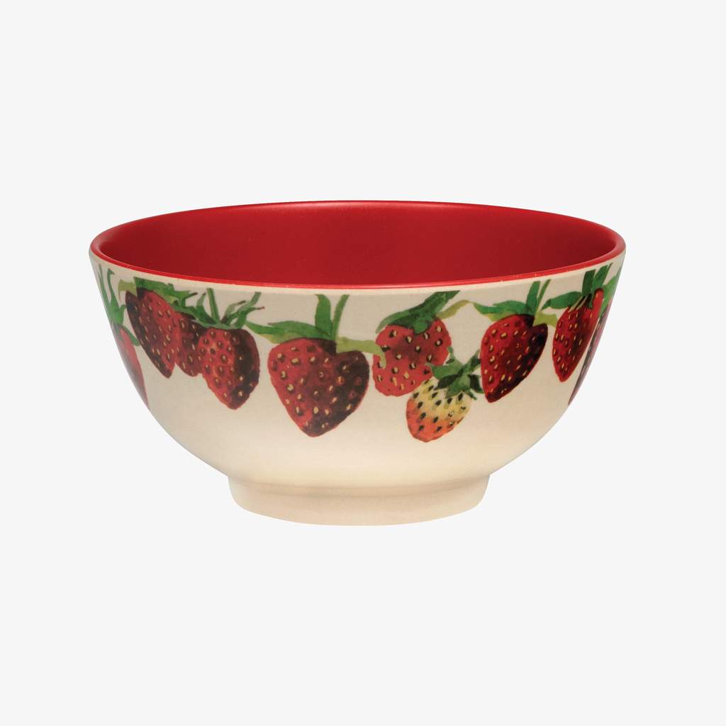 Emma Bridgewater Strawberries Bamboo Melamine Bowl