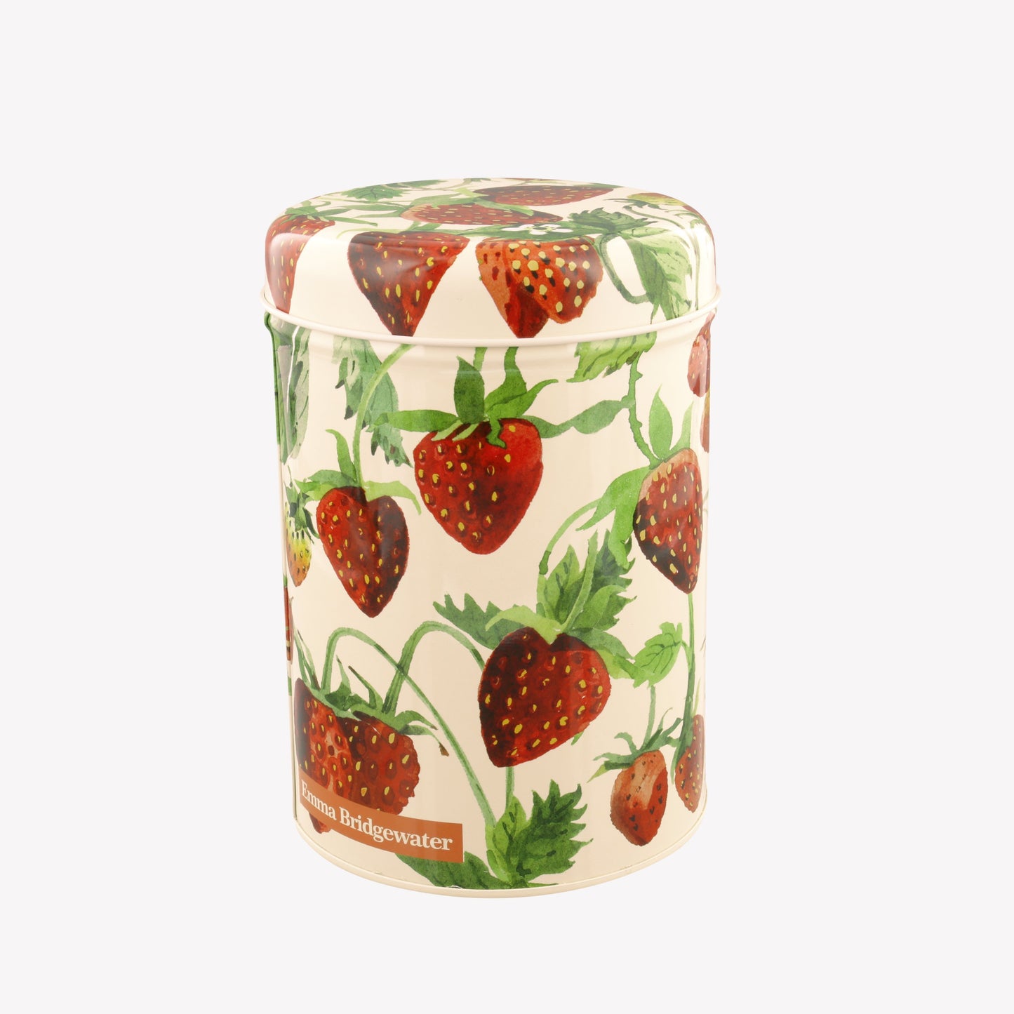 Emma Bridgewater Strawberries Set of 3 Round Tin Caddies Boxed
