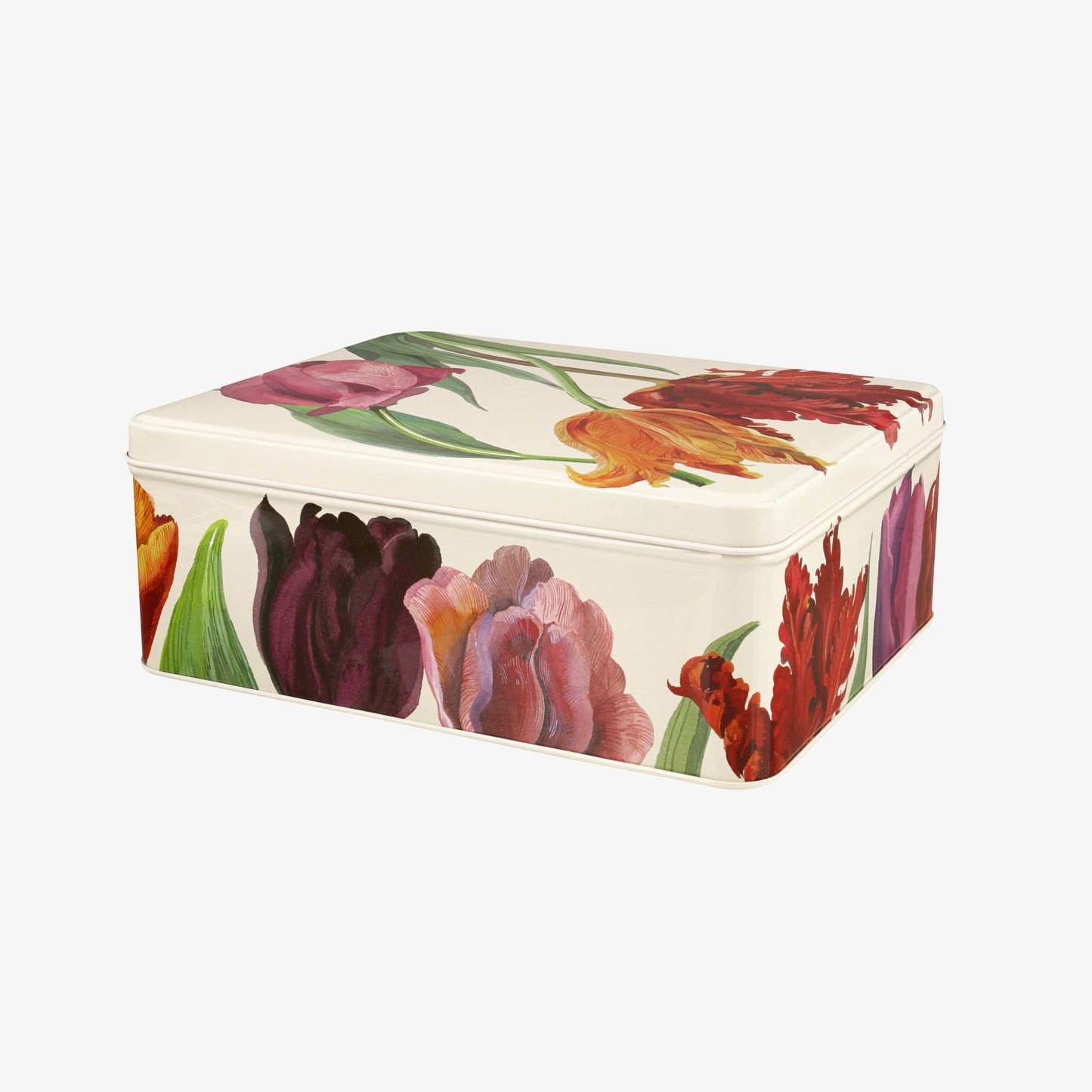 Emma Bridgewater Tulips Deep Rectangular Tin