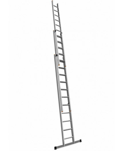 Drabest Professional Lightweight Aluminium Double Extension Ladder 3.9m-4.5m