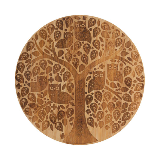 Mason Cash In The Forest Bamboo Round Serving Board