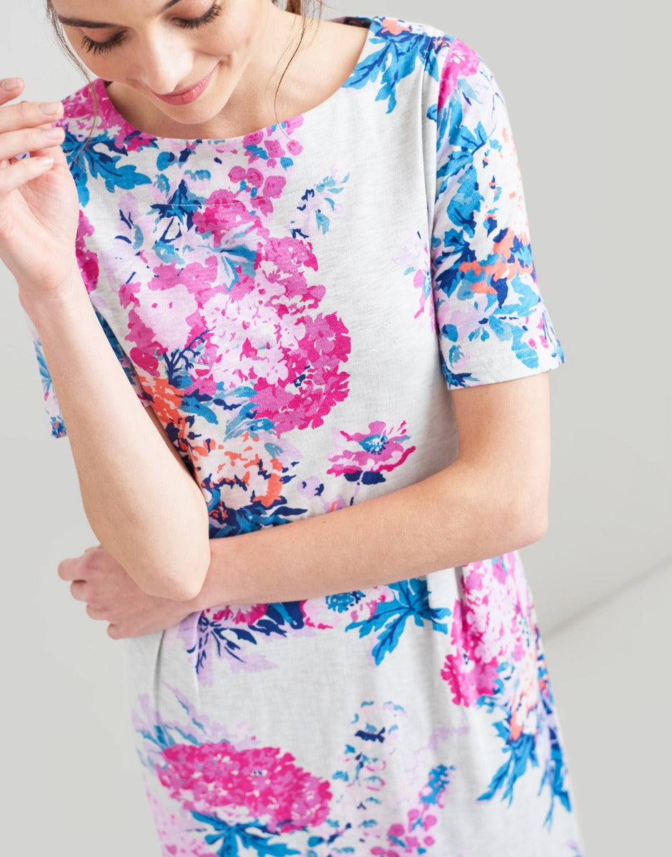 Joules Beth Short Sleeve Printed Dress