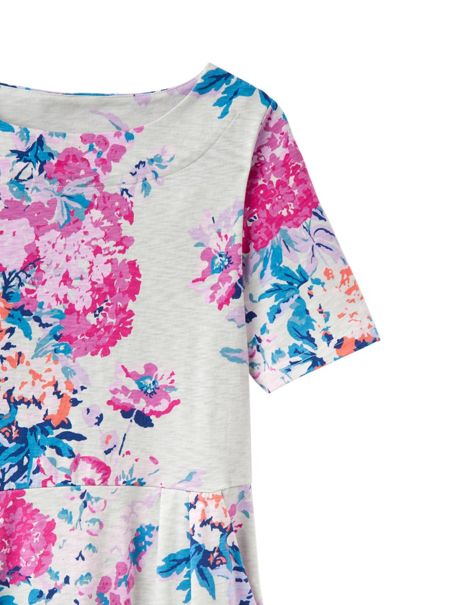 Joules Beth Short Sleeve Printed Dress