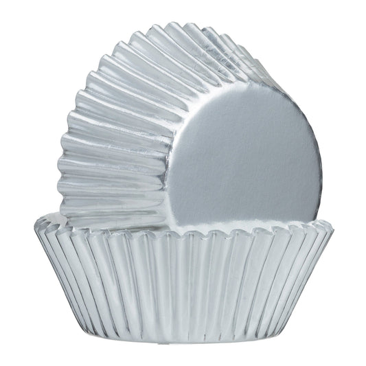 Mason Cash Set of 32 Silver Foil Cupcake Cases