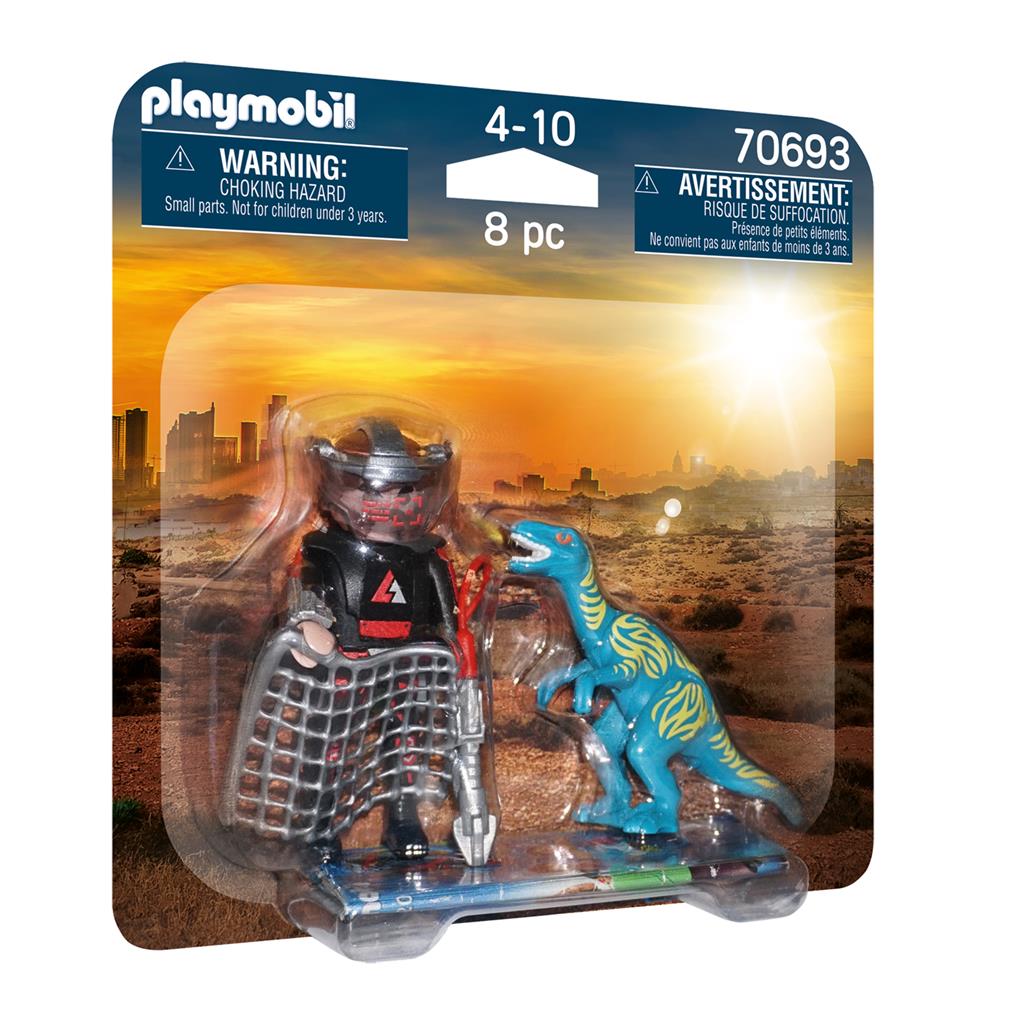 Playmobil DuoPack Velociraptor with Dino Catcher