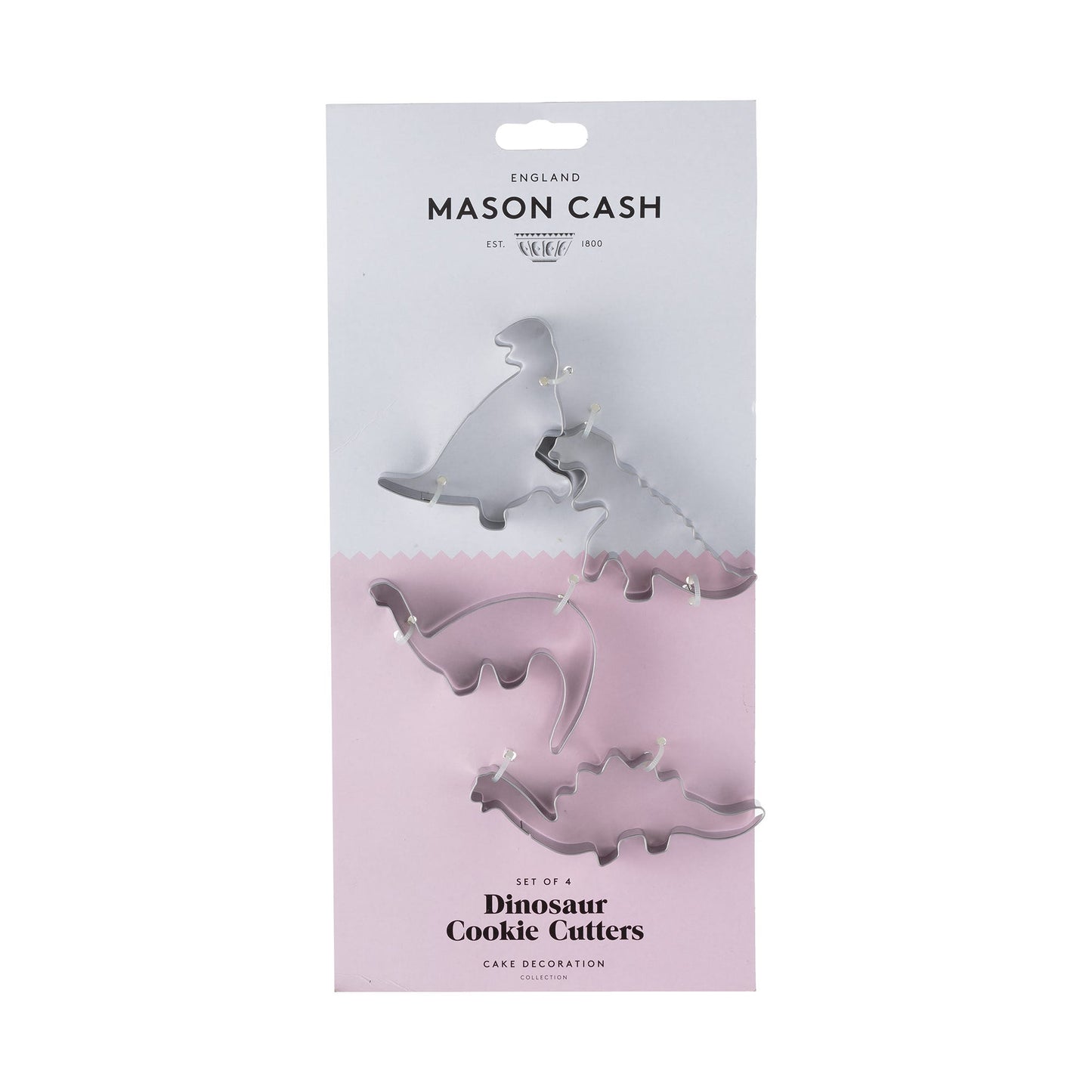 Mason Cash Dinosaur Cookie Cutter Pack of 4