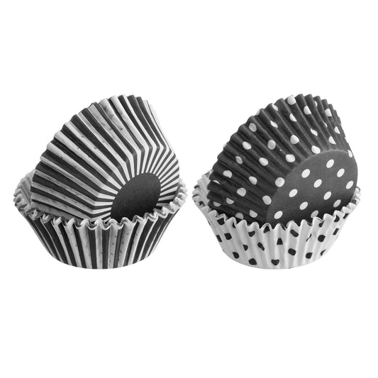 Mason Cash Set of 100 Mixed Monochrome Cupcake Cases