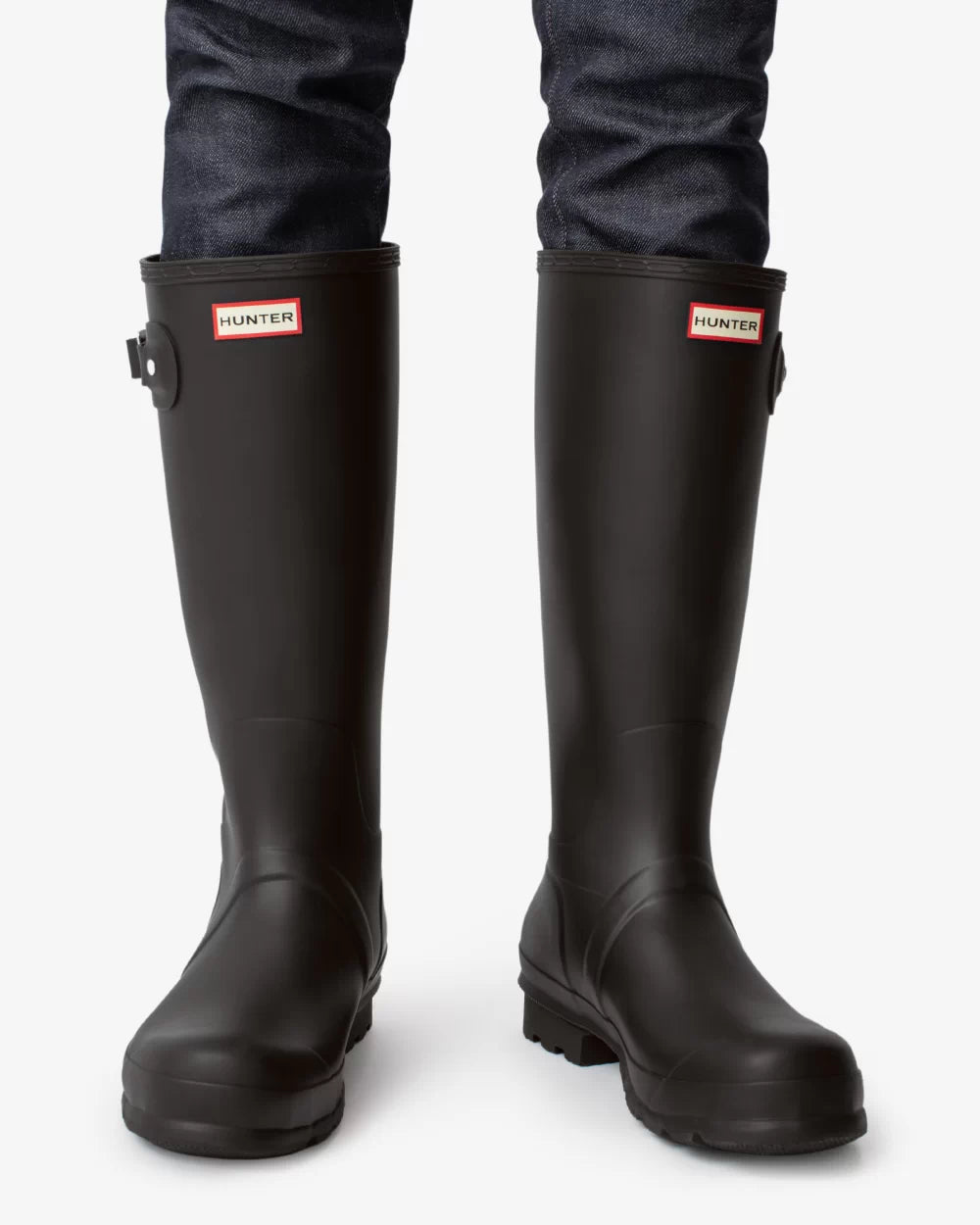 Hunter boots original tall matte black sales
