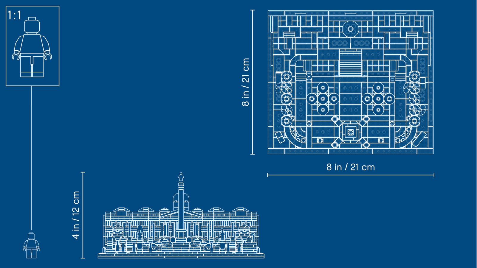 Lego Architecture Trafalgar Square 21045
