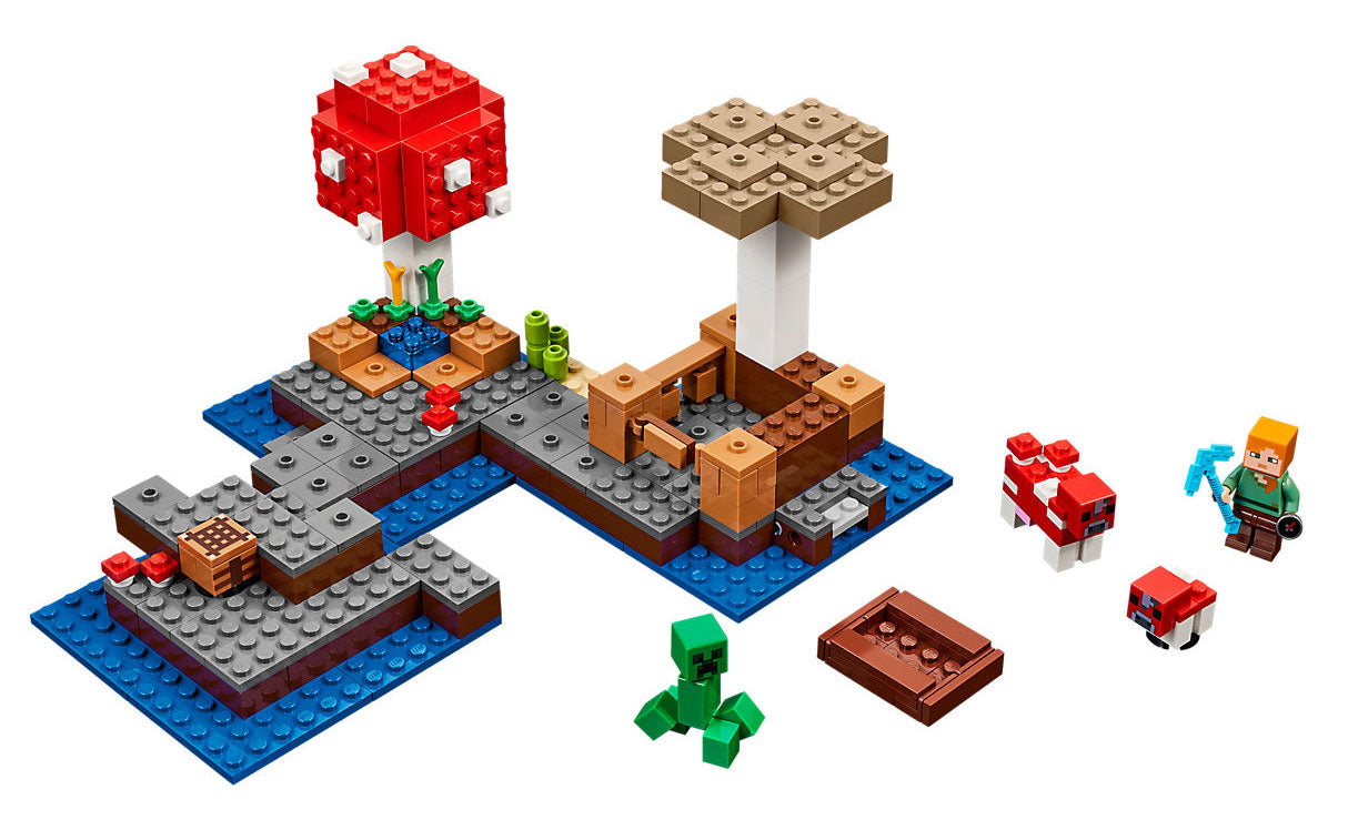 Lego Minecraft The Mushroom Land 21129