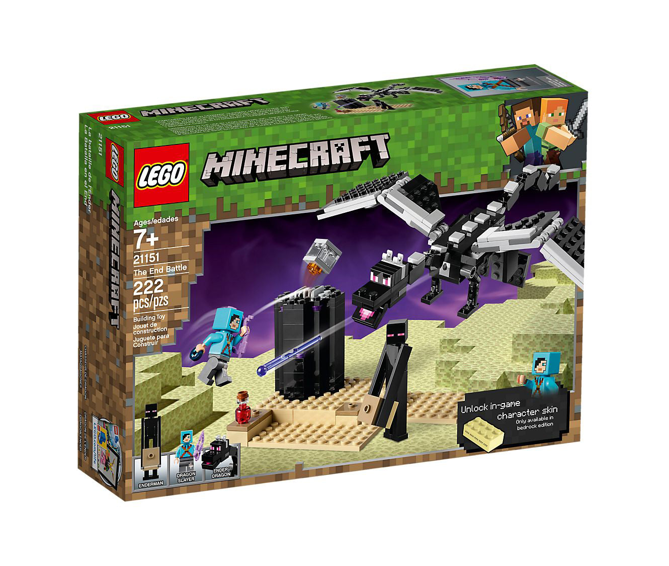 Lego Minecraft The End Battle 21151