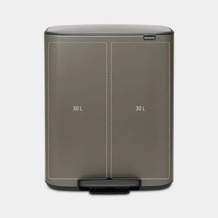 Brabantia Bo Pedal Bin 2 x 30L