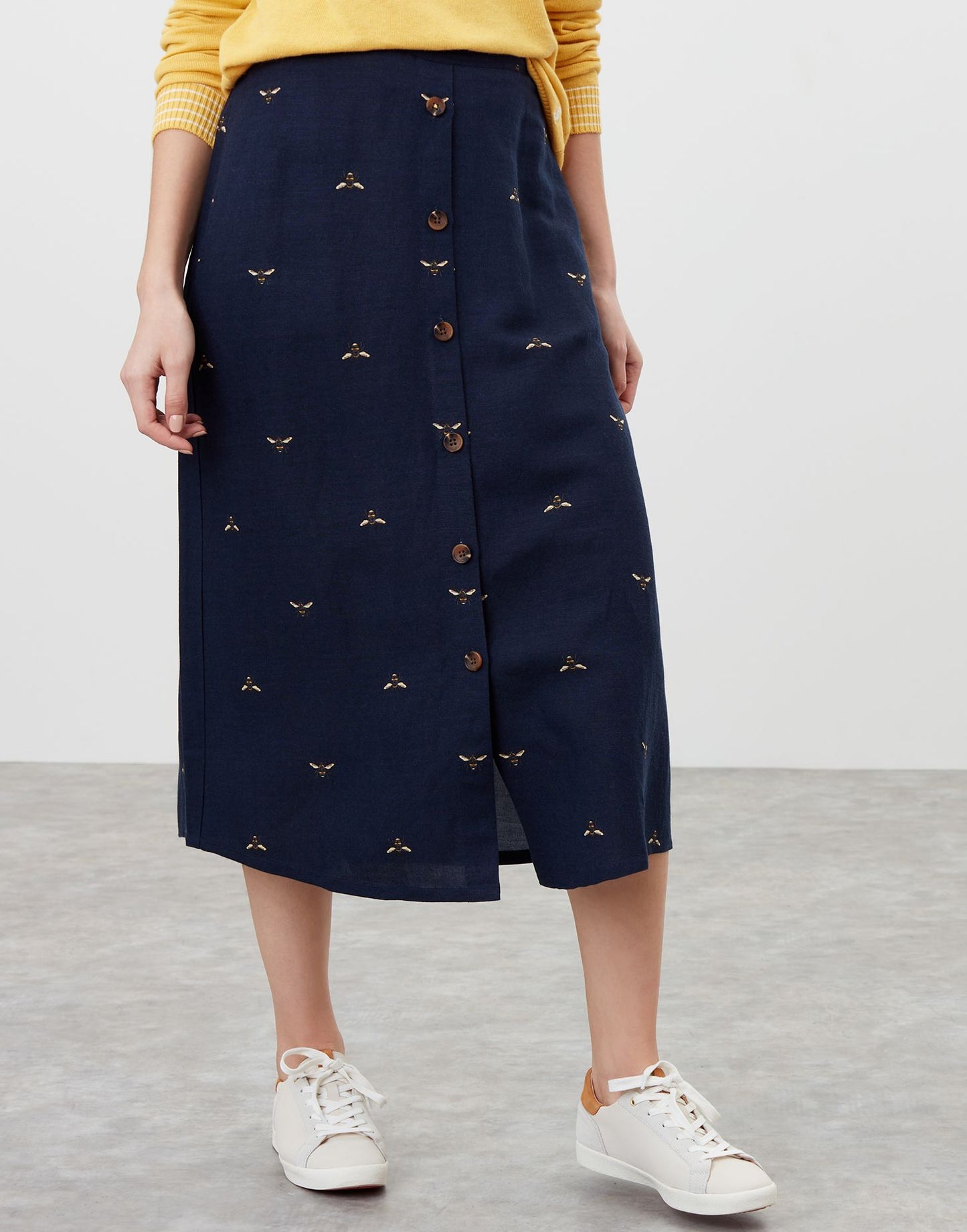 Joules Jeanette Button Through Skirt