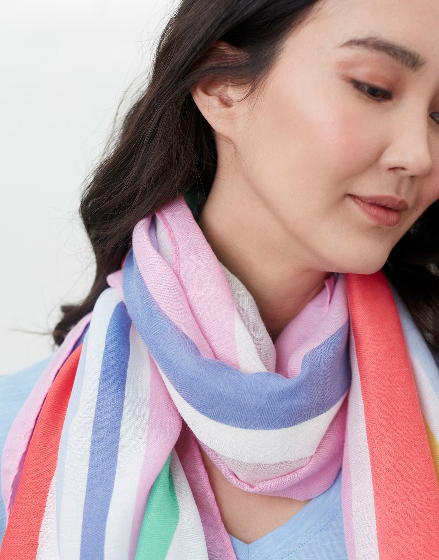 Joules River Printed Scarf