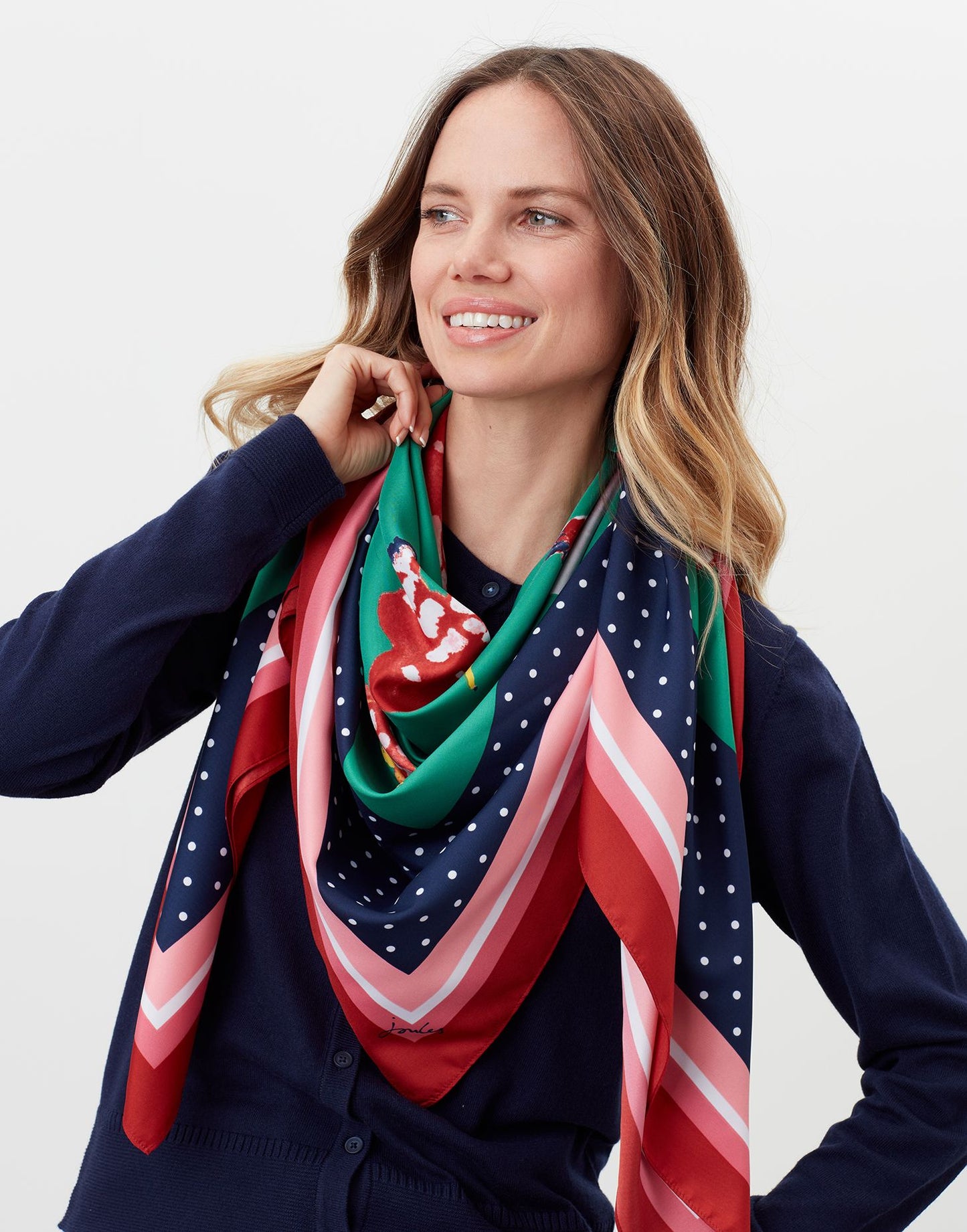 Joules Agatha Large Square Scarf