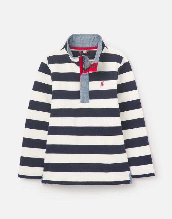 Joules Captain Stripe Half-Zip Sweatshirt