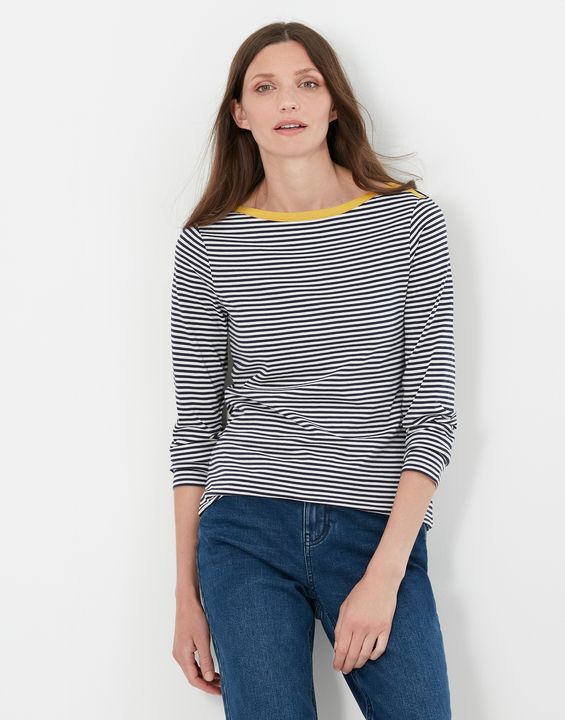 Joules Shelby Envelope Neck Jersey Top