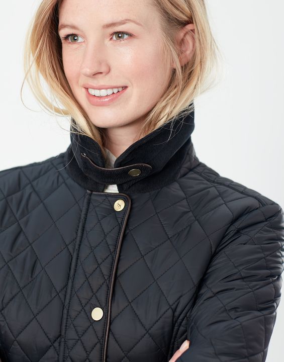 Joules Newdale Long Quilted Jacket