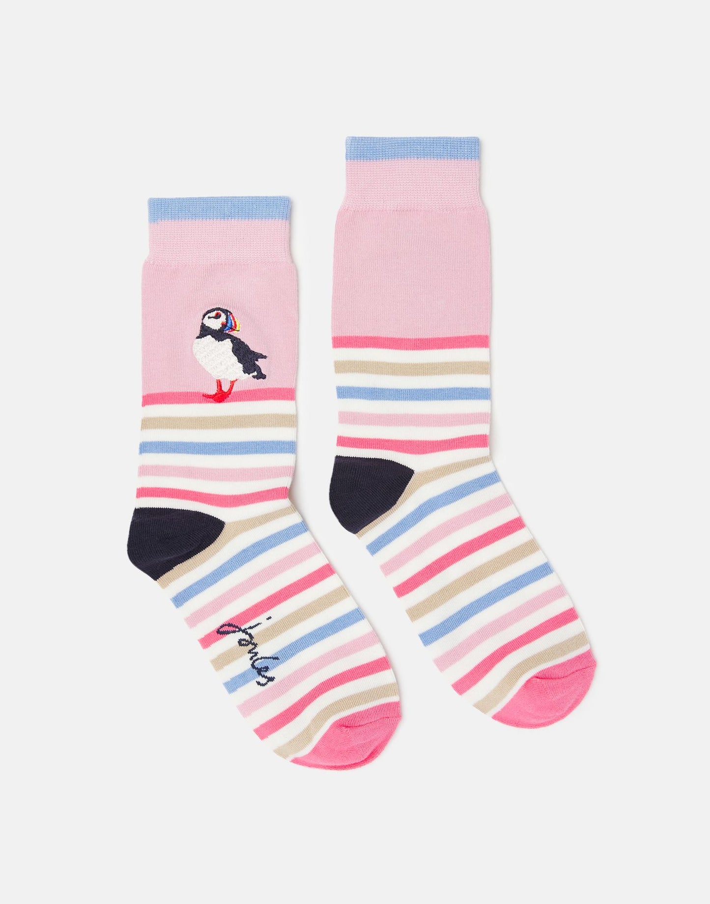 Joules Brill Bamboo Embroidered Socks