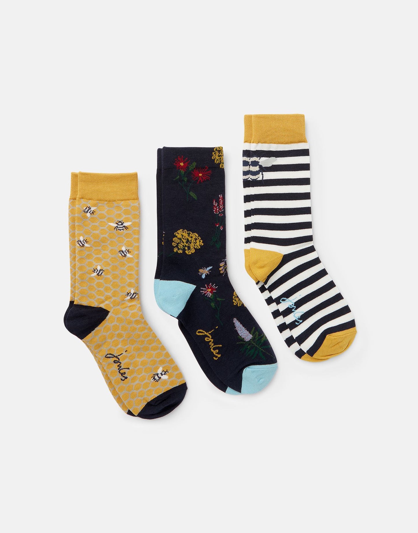 Joules Brill Bamboo Socks 3-Pack