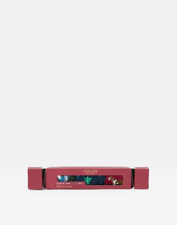 Joules Men's Cracker Socks Festive 3 Pack