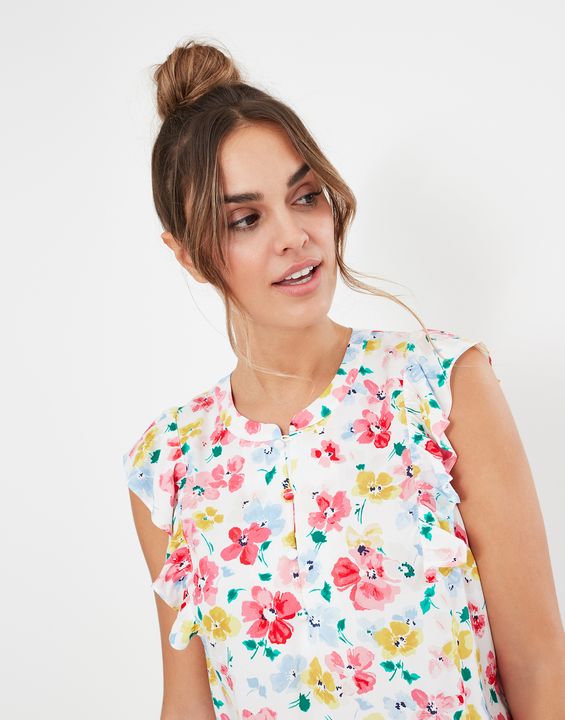 Joules Anastasia Frill Sleeve Top