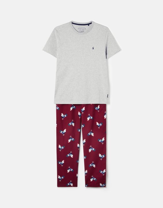 Joules Goodnight Printed Bottoms & T-Shirt Set