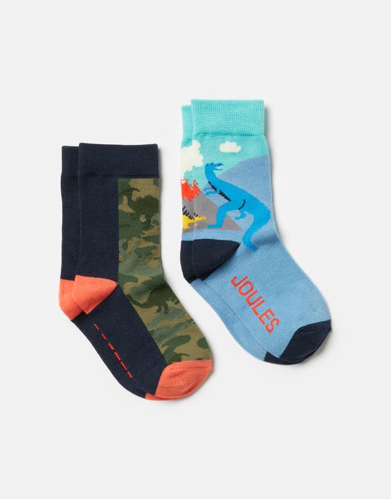 Joules Boys Brill Bamboo 2 Pack Socks