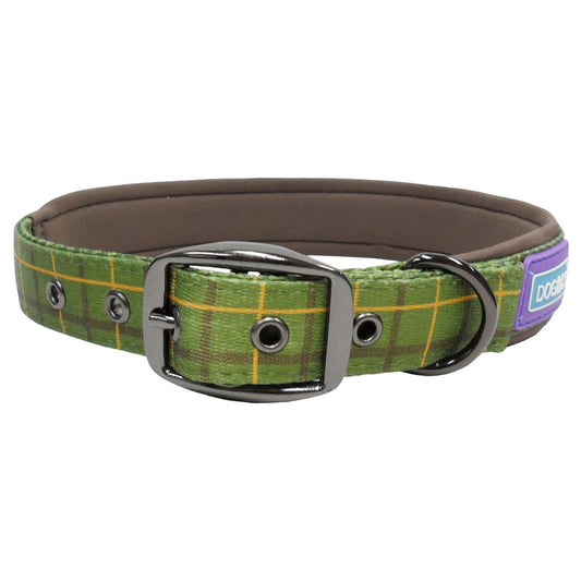 Hem & Boo Country Check Dog Collar