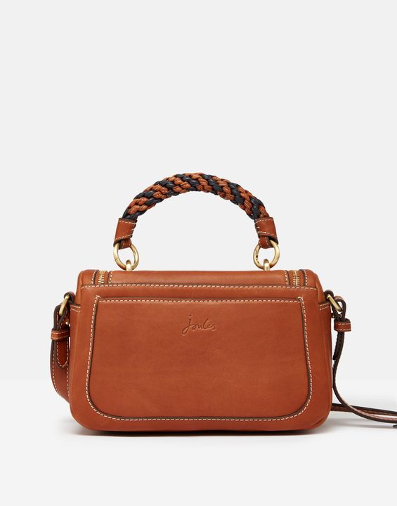 Joules Dudley Luxe Leather Cross Body Bag