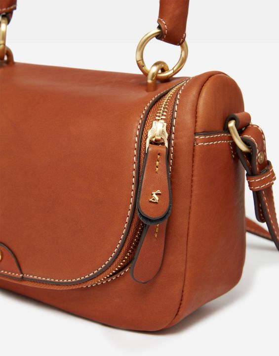 Joules Dudley Luxe Leather Cross Body Bag